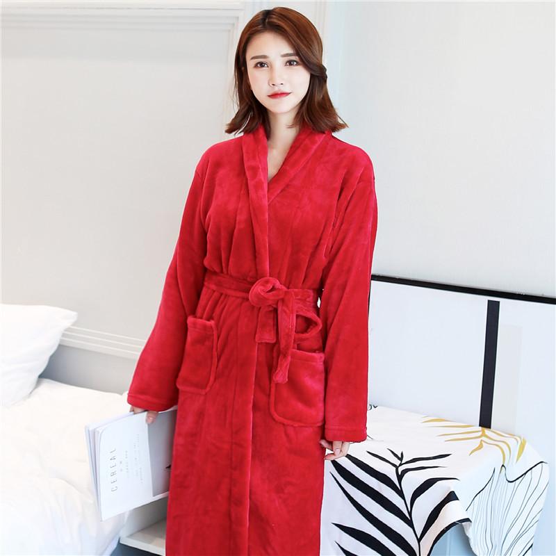 Hotel Spa Collection Herringbone Textured Plush Robe - LuckyFash™