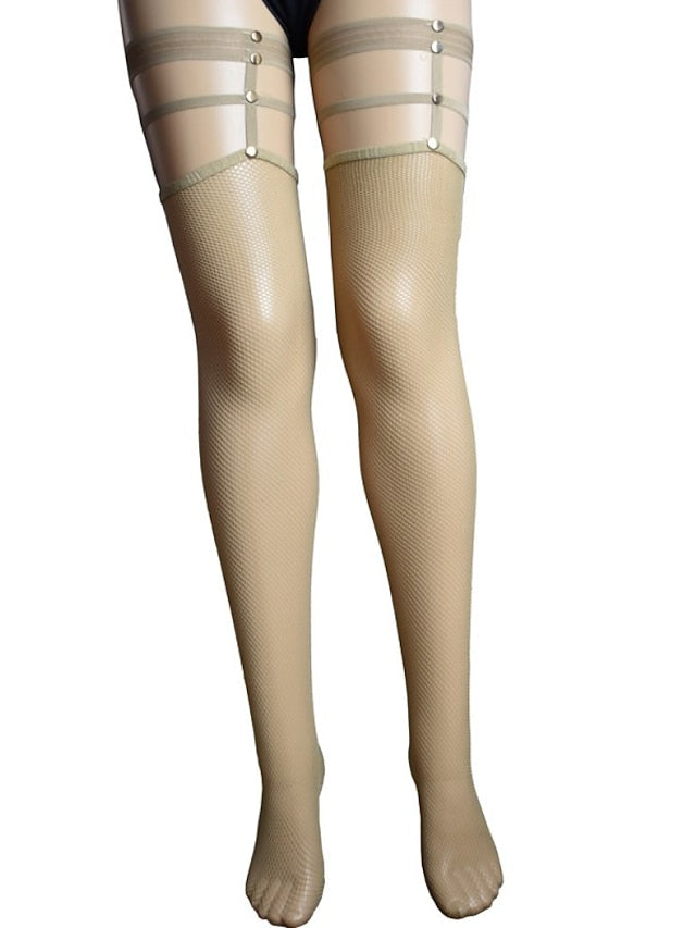 Women's Stockings Party Gift Daily Retro Polyester Acrylic Fibers Casual Leg Shaping Casual / Daily 1 Pair - LuckyFash™