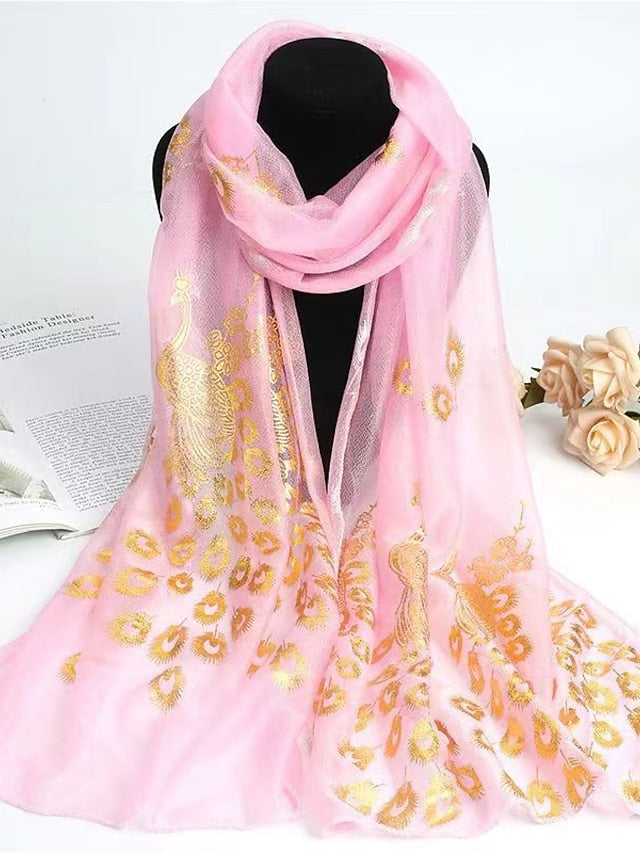 New Peacock Feather Shawls and Wraps for Party Dress Wedding Cape Bride Dress Shawl Women Wrap Shoulder Scarf - LuckyFash™