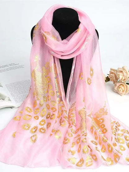 New Peacock Feather Shawls and Wraps for Party Dress Wedding Cape Bride Dress Shawl Women Wrap Shoulder Scarf - LuckyFash™