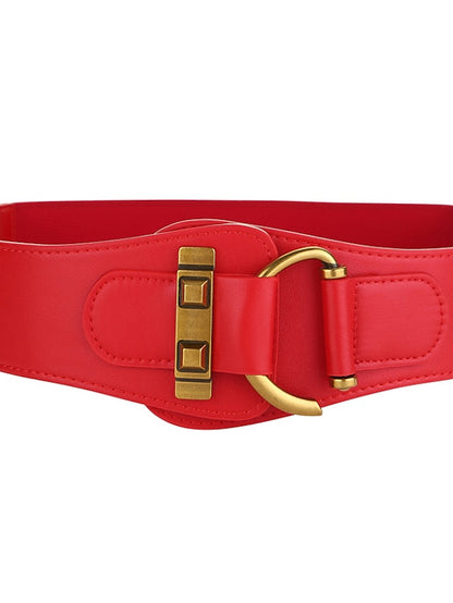 Women's Wide Belt Party Wedding Street Daily Black Brown Belt Solid Color Fall Winter Spring Summer Club - LuckyFash™