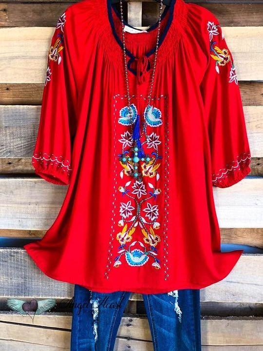 I Could Be The One Top - Red - LuckyFash™