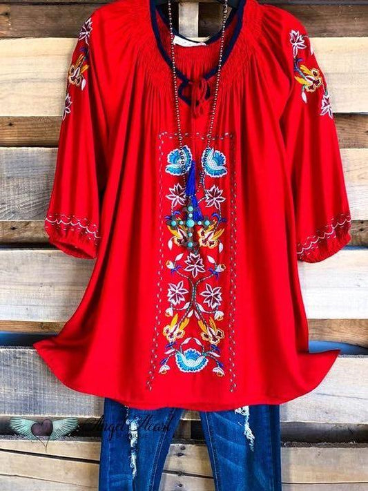 I Could Be The One Top - Red - LuckyFash™