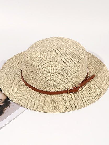 Women's Sun Hat Straw Hat Holiday Straw Vacation Casual Beach Sunscreen Breathability Comfortable 1 pcs - LuckyFash™