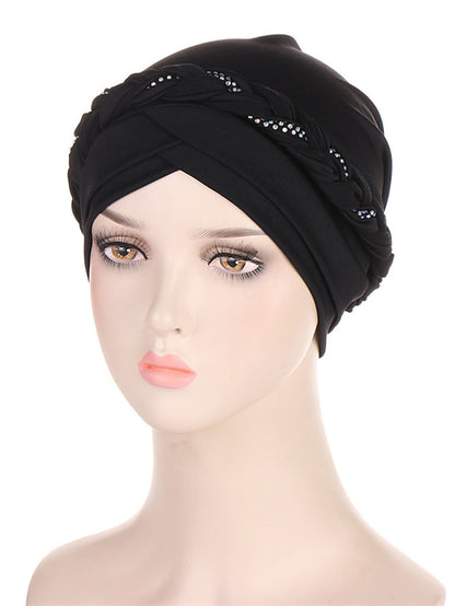 Comfortable Turban Cap for Women Soft Stretch Braid Muslim Hats Female Inner Hijab Caps Indian Bonnet Wrap Head Scarf - LuckyFash™