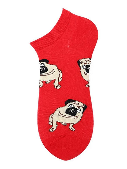 Women's Anckle Socks Low Cut Socks Outdoor Office Work Animal Patterned Spandex Nylon Cotton Basic Casual Classic 1 Pair - LuckyFash™