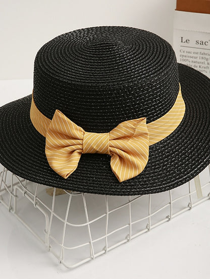 Women's Sun Hat Straw Hat Daily Holiday Straw Vacation Casual Beach Sunscreen Casual / Daily 1 pcs - LuckyFash™