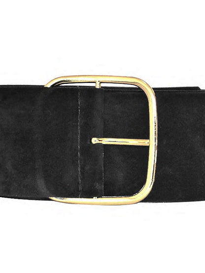 Women's Belt Flannel Black Wine Khaki Wide Belt Street Prom Pure Color - LuckyFash™