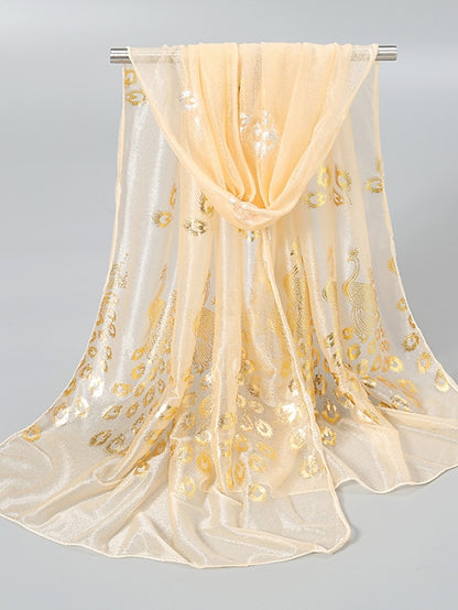 Women's Shawl Daily Holiday Polyester Casual Formal Sunscreen Decoration 1 PC - LuckyFash™