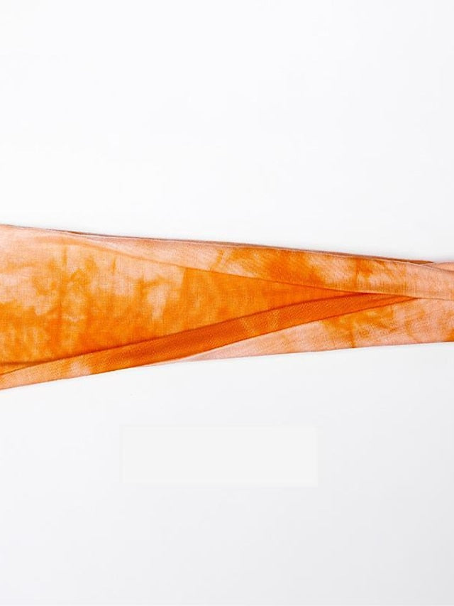 1PC Women's Girls' Headbands Headband For Outdoor Fabric Tie dye green Tie Dye Purple Tie Dye Yellow - LuckyFash™