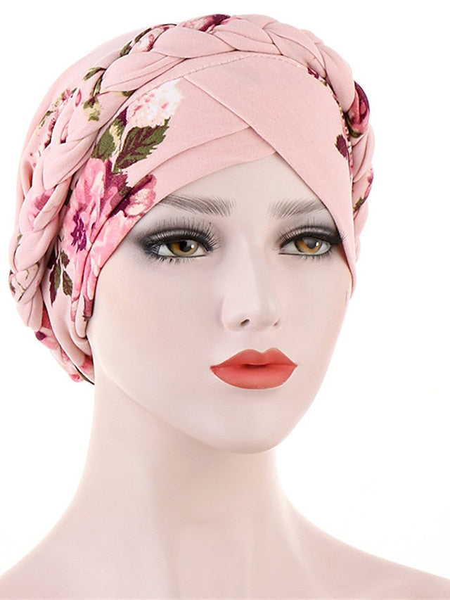 Cotton Print Muslim Turban Scarf For Women Islamic Inner Hijab Caps Arab Wrap Head Scarves Femme Musulman Turbante Mujer - LuckyFash™