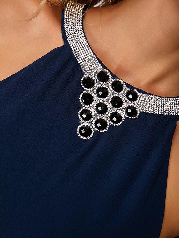 INS Elegant Lady Mesh Sleeveless Dress - LuckyFash™