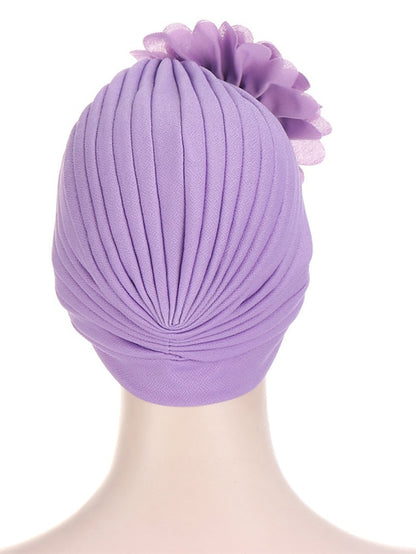 Multi Colors Bandanas Women Stretchy Turban Flower Muslim Hat Headband Wrap Female Hijab Indian Cap Head Wrap for Women - LuckyFash™
