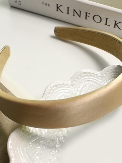 Women's Girls' Headbands Headband For Daily Fabric 15A Satin Black 3A Satin Nude Apricot 2A Satin Champagne - LuckyFash™