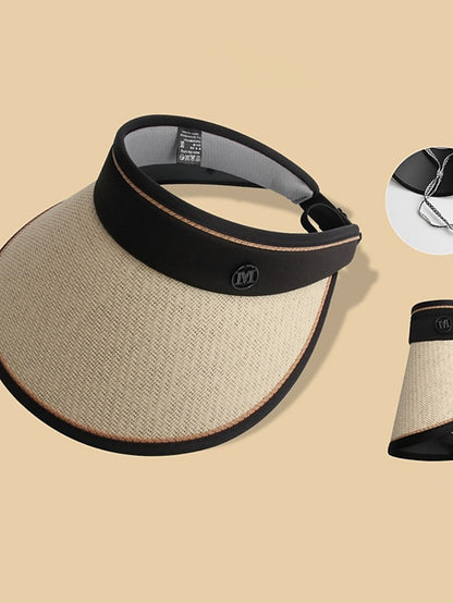 Women's Straw Hat Outdoor Daily Holiday Straw Sports & Outdoors Casual Beach Sunscreen Casual / Daily 1 pcs - LuckyFash™