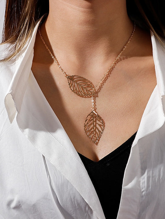 Women's necklace Chic & Modern Street Leaf Necklaces - LuckyFash™