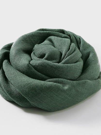 Women's Women's Shawls & Wraps Outdoor Dailywear Holiday White Yellow Pink Scarf Pure Color - LuckyFash™