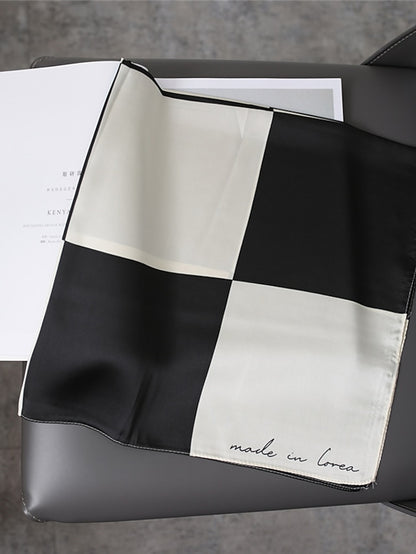 Women's Square Scarf Infinity Scarf Dailywear Holiday Outdoor White Blue Pink Scarf Polka Dot Zebra - LuckyFash™