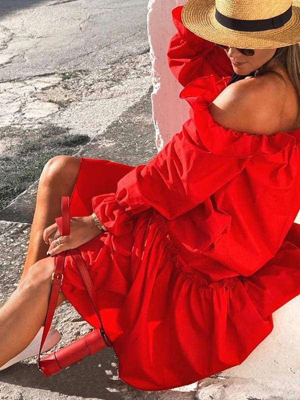 Irregular One-shoulder Dress - LuckyFash™