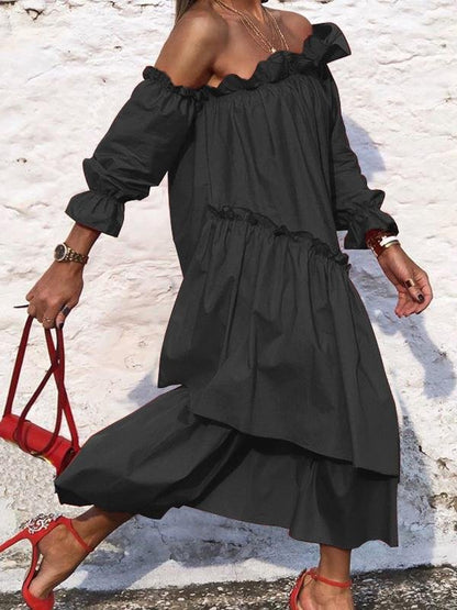 Irregular One-shoulder Dress - LuckyFash™