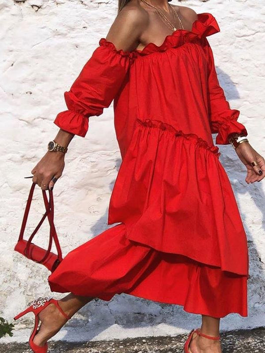 Irregular One-shoulder Dress - LuckyFash™