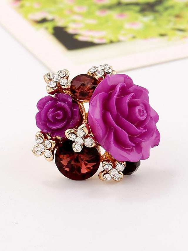 Ring Wedding Holiday Engagement Braided Floral - LuckyFash™