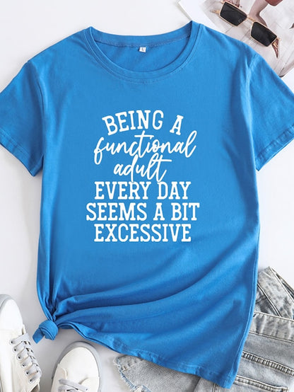 Being a Functional Adult Every Day Seems a Bit Excessive Women's V-neck T-shirt - LuckyFash™