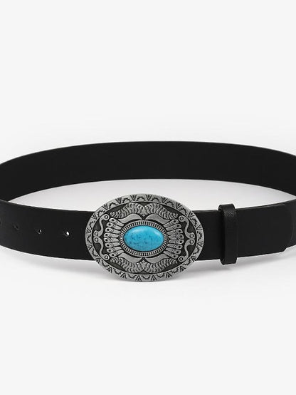 Women's PU Buckle Belt PU Leather Metal Bucke Engraved Classic Wedding Party 1138-7 1138-5 1138 1138-1 - LuckyFash™