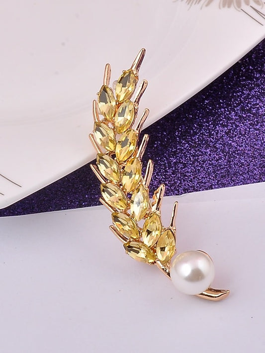 Women's Brooches Retro Botanical Luxury Sweet Brooch Jewelry Gold For Office Daily Prom Date Beach - LuckyFash™