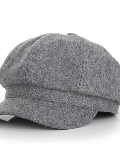 Women's Hat Beret Hat Black Gray Street Daily Pure Color Pure Color Warm - LuckyFash™