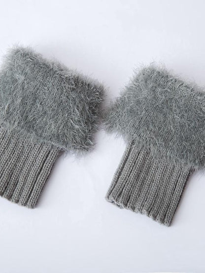 Leg Warmers Boot Cuffs Work Daily Solid Color Acrylic Fibers Basic Classic Warm 1 Pair for Women - LuckyFash™