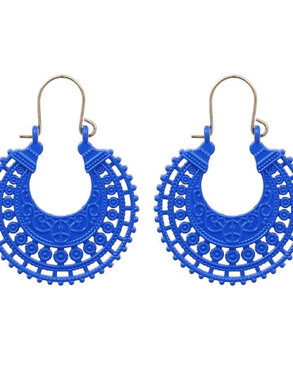 Women's Earrings Chic & Modern Party Moon Earring / Yellow / Red / Green / Fall / Winter - LuckyFash™