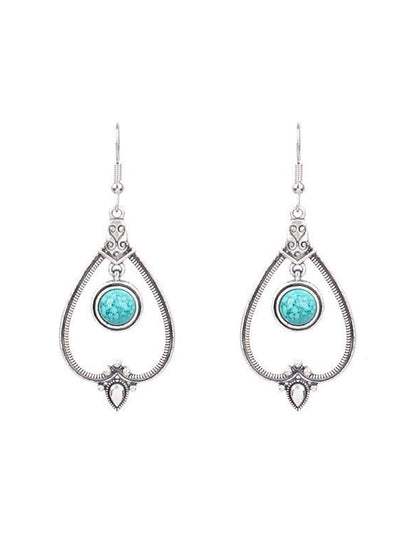 1 Pair Hanging Earrings For Women's Daily Alloy Classic Totem Series - LuckyFash™