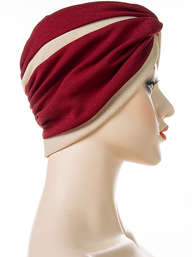 Women's Turban Home Daily Holiday Patchwork Quilted Polyester Casual Sweet Casual Casual / Daily Convenient 1 pcs - LuckyFash™