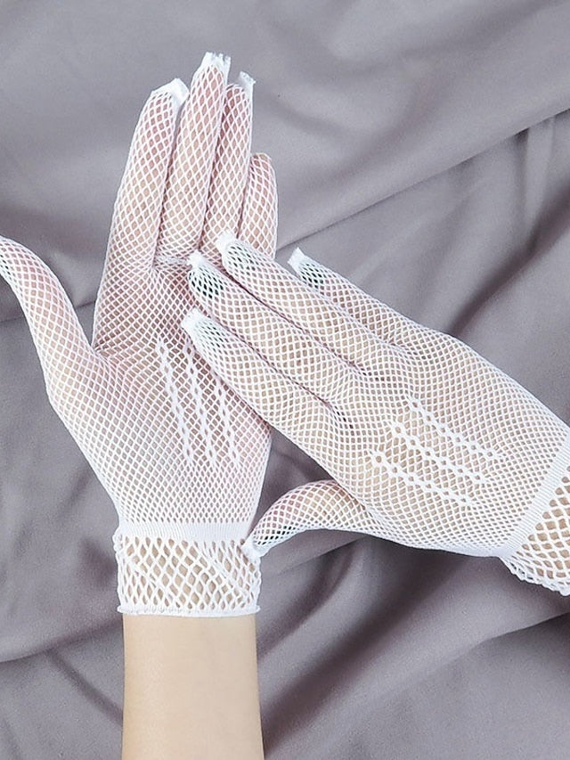 Women's Gloves Wedding Party Evening Gift Nylon Simple Bridal Gloves Sexy 1 Pair - LuckyFash™