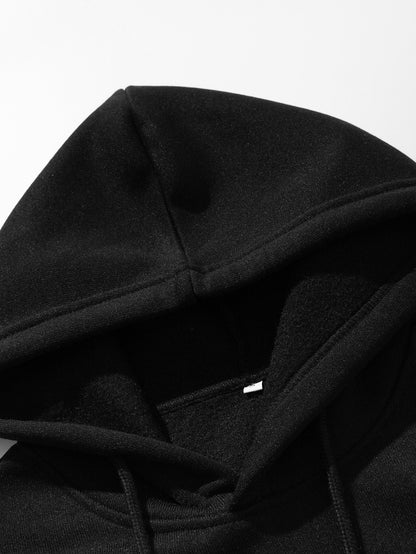 Kangaroo Pocket Drawstring Hoodie - LuckyFash™