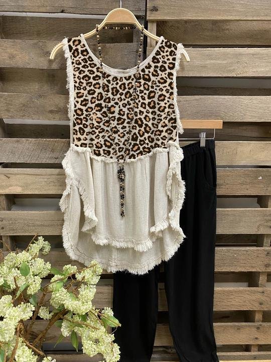 Key Largo Casual Sleeveless Shift Crew Neck Vest - LuckyFash™