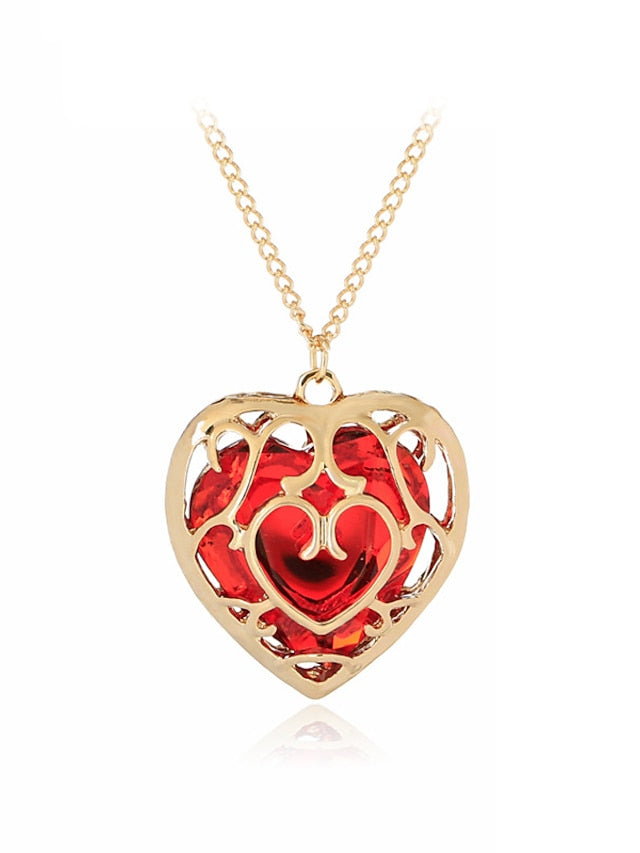 Women's necklace Chic & Modern Street Heart Necklaces / Red / Blue / Fall / Winter / Spring - LuckyFash™