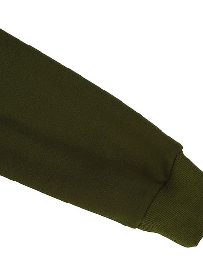 Fleece Jacket Streetwear Zip Up Front Pocket Black Blue Light Grey Solid Color Street Hoodie Long Sleeve for Women - LuckyFash™