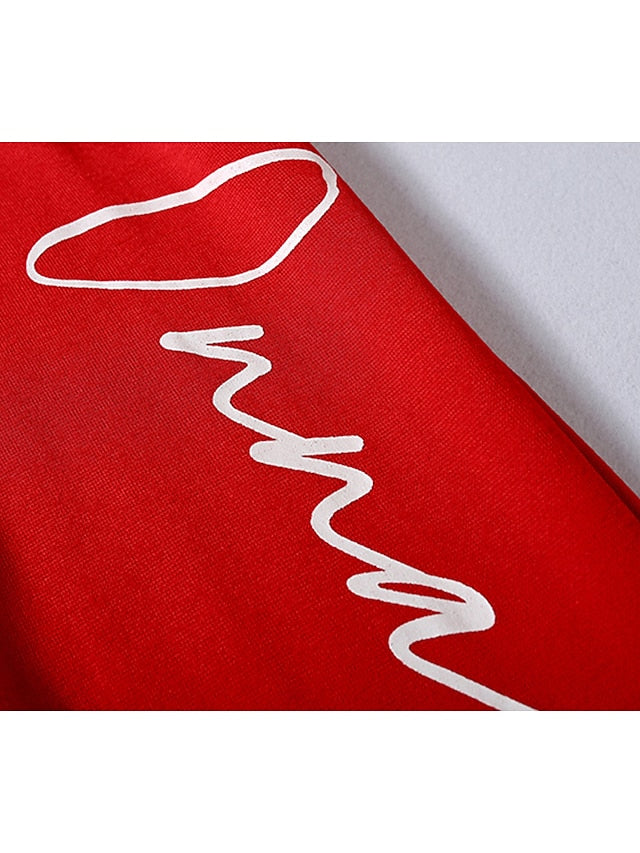 Women's Hoodie Tracksuit Pants Sets Sweatpants Streetwear Green Black Sports Outdoor Casual Letter Hooded S M L XL XXL - LuckyFash™