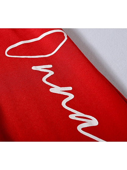 Women's Hoodie Tracksuit Pants Sets Sweatpants Streetwear Green Black Sports Outdoor Casual Letter Hooded S M L XL XXL - LuckyFash™