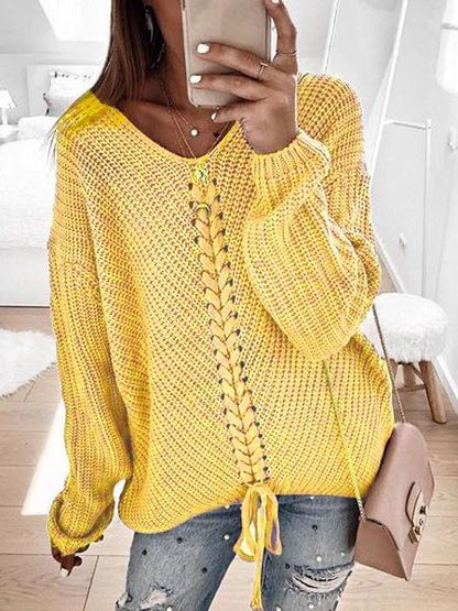 Women's Knitted Sweater For Fashion in winter - LuckyFash™