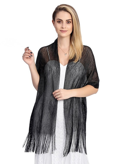 Women's Scarves Shawl Party Daily Solid / Plain Color Polyester / Viscose Formal Casual Bohemia 1 PC - LuckyFash™