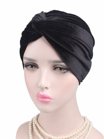 Women's Muslim Hijab Bonnet Outdoor Home Daily Solid / Plain Color Polyester Casual Casual / Daily 1 pcs - LuckyFash™