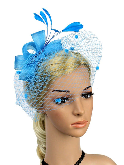 Women's Hair Clip Textured Party Flower Headwear / Wedding / Party Evening / Red / Blue / Green - LuckyFash™