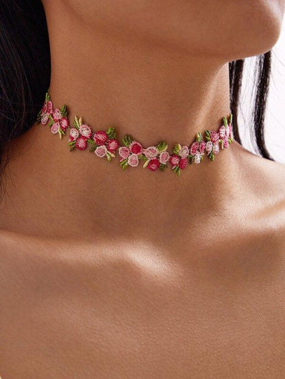 Lace Flower Choker - LuckyFash™