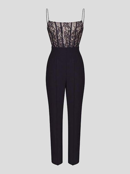 Lace Sling Sleeveless Jumpsuit - LuckyFash™