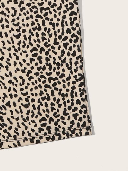 Lace Trim Leopard Print Cami Top - LuckyFash™