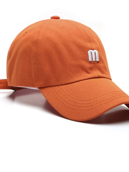 Men's Women's Sun Hat Baseball Hat Daily Holiday Solid / Plain Color Cotton Sports & Outdoors Simple Breathability Casual / Daily 1 pcs - LuckyFash™