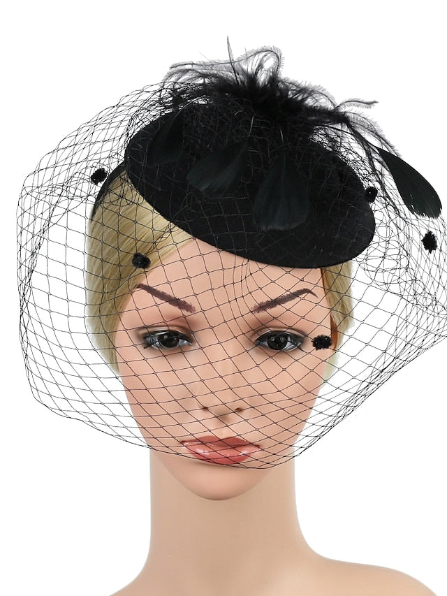 Women's Hair Clip Chic & Modern Party Pure Color Headwear / Black / Red / Blue / Fall / Winter - LuckyFash™